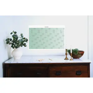 2026 Large Gradient Wall Calendar: 3ft x 2ft Minimalist Planner