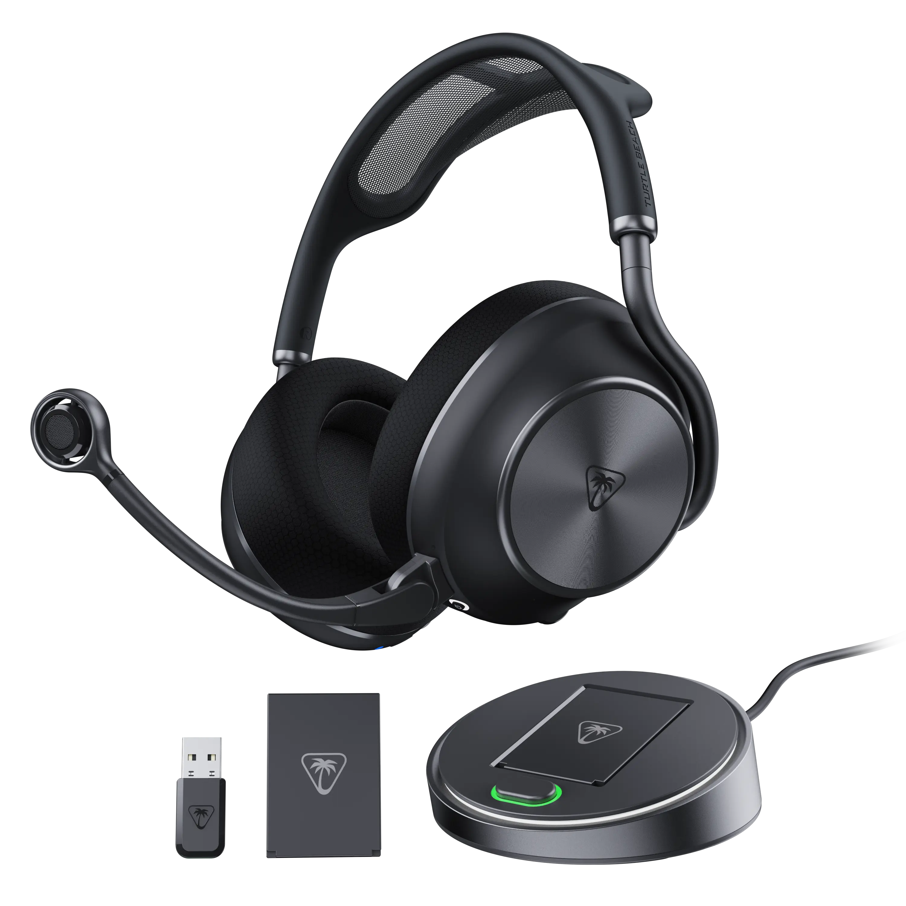 Turtle Beach - Stealth Pro II Multiplatform Wireless Over-Ear Gaming Headset for XBOX Series XS, XBOX One, PS5, PS4, Windows, & Mobile - Black