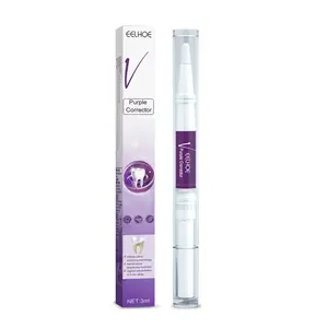 2PCS EELHOE V34 Purple Dental Pen Oral Cleaning, Removing Stains And Brightening Teeth Oral Care Dental Pen 904567
