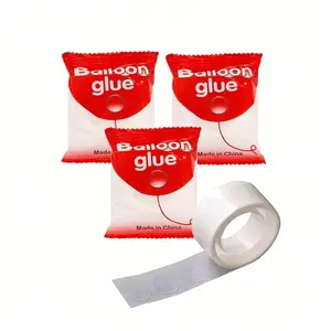 3rolls ABS Balloon Glue, Daily Multi-Purpose Removable Dot Glue Sticker For Party Balloon Fixed,Christmas, Double Sided Adhesive Tape