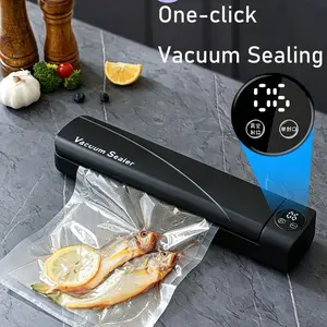 Multi-Functional Automatic Food Sealer, Kitchen Plastic Vacuum Sealing Machine, Quick Seal for Snacks, Long-Term Food Storage, Compact Design, Portable Vacuum Sealer, Plastic Bag Sealer