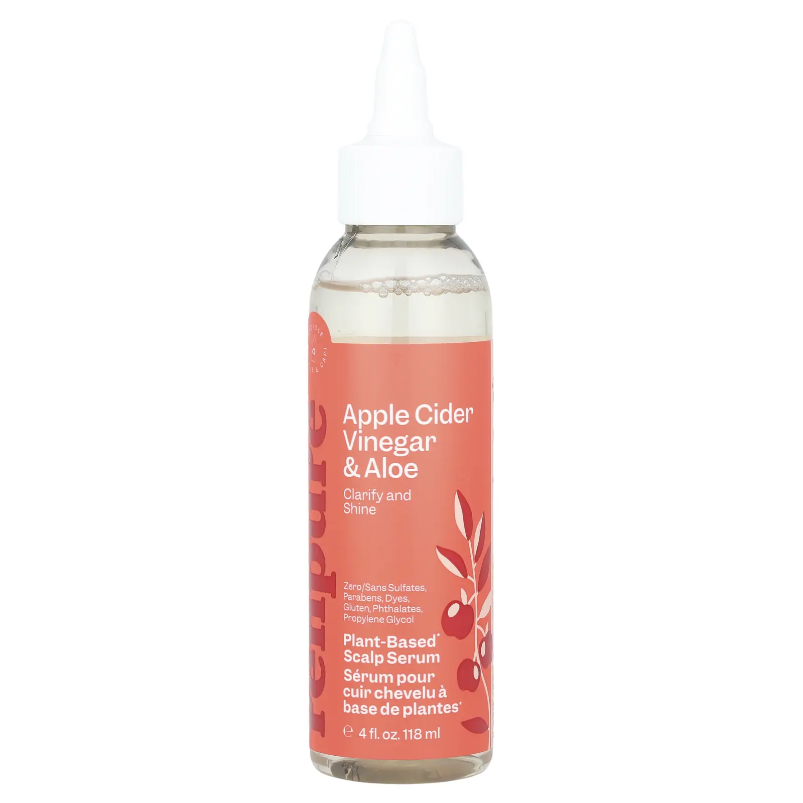 Renpure Plant-Based Scalp Serum, Apple Cider Vinegar & Aloe, 4 fl oz (118 ml) Renpure Plant-Based Scalp Serum, Apple Cider Vinegar & Aloe, 4 fl oz (118 ml)