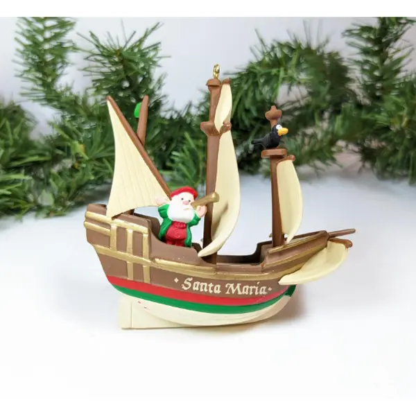 Vintage 1992 Hallmark Santa Maria Ornament