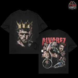 CANELO-KING TEE, Boxing T-shirt, Boxer Tee, Sports Shirt, Athletic Tee, Workout T-shirt, Gift for Him Hoodie Sweatshirt Menswear Streetwear