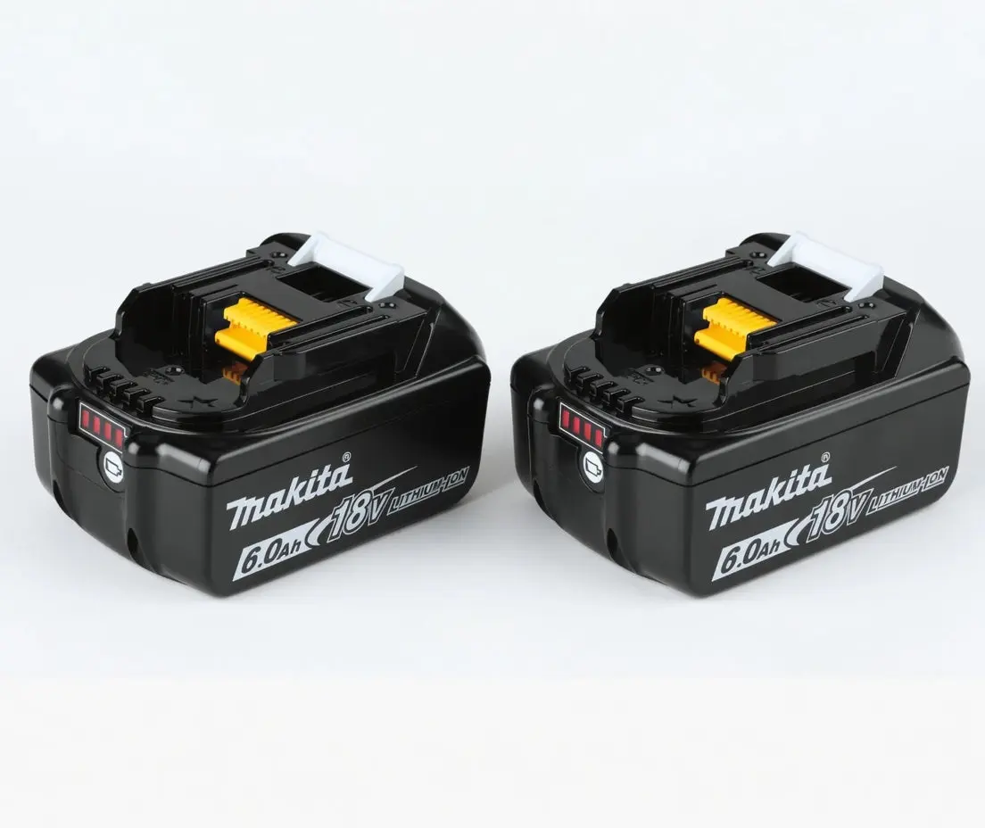 (2 Pack) Makita 18V LXT BL1860B 6.0Ah Lithium-Ion Battery – OEM High Capacity