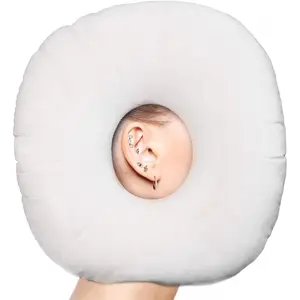 Ear Piercing Pillow for Side Sleepers with Ear Hole, O-Shaped Side Sleeping Pillow, Ear Guard Pillow for CNH,  Ear  Ear   ...