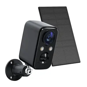 Security Camera Wireless Outdoor Indoor Cameras for Home Security, Indoor Camera with Color Night Vision, PIR Human Detection, 2-Way Talk, IP66 Waterproof, Solar Powered/Battery Powered, SD Card/Cloud Storage, Easy to Install