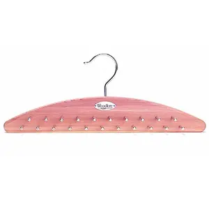 Cedar Hanging Tie Organizer