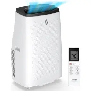 15,000 BTU Portable Air Conditioner for 850 Sq Ft 3-In-1 AC Unit with Cooling/Dehumidifier/Fan Modes, Remote, 24H Timer & Installation Kit for Home/Office/Apartment
