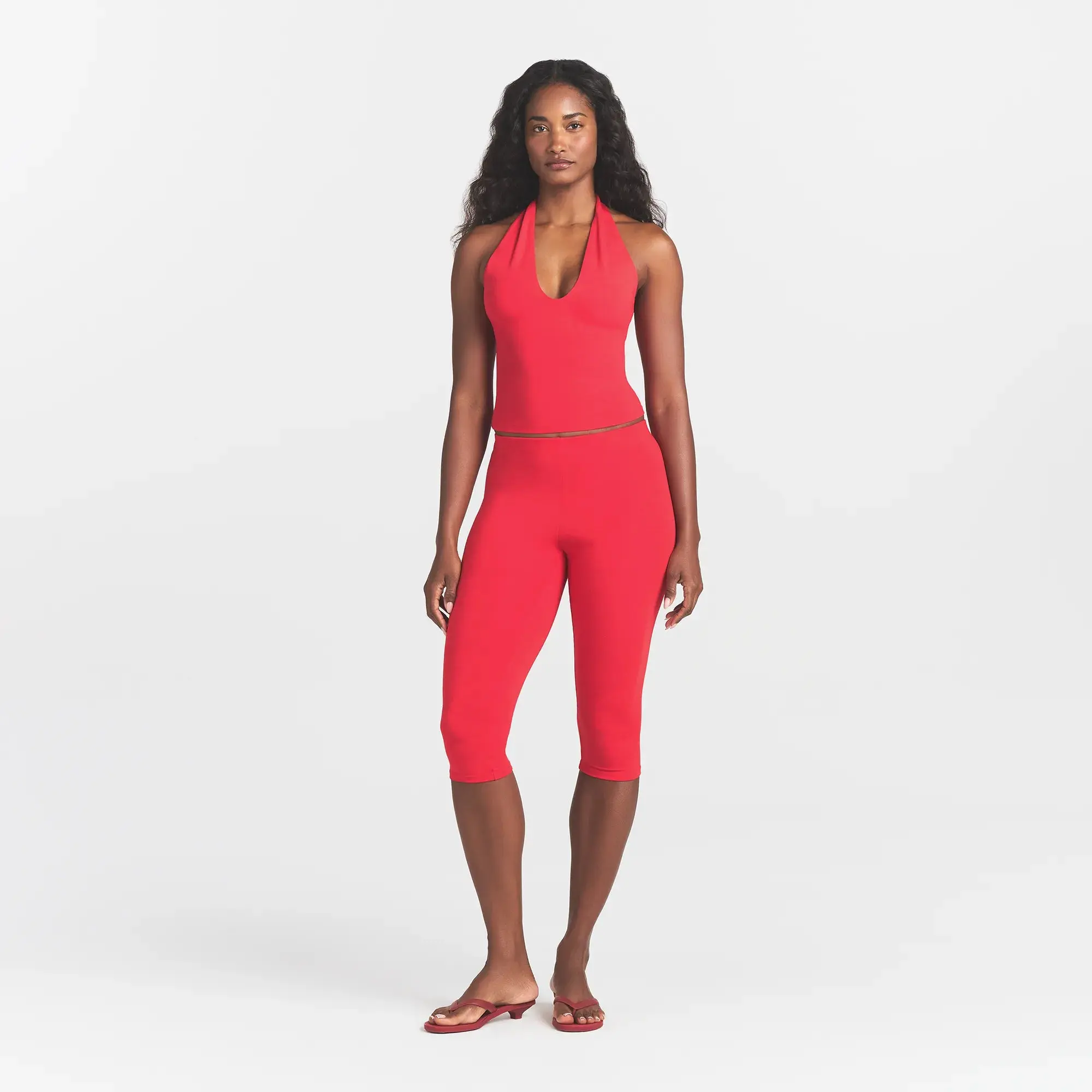 SKIMS SMOOTH LAYERS HALTER TOP