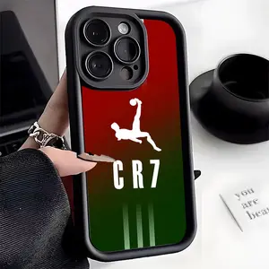 FOOTBALL Cr7 R-Ronaldo  Phone Case for iPhone 17 Pro Max 15 Pro 16 14 Plus 12 13 Mini 11 Pro Shockproof soft cover Casing