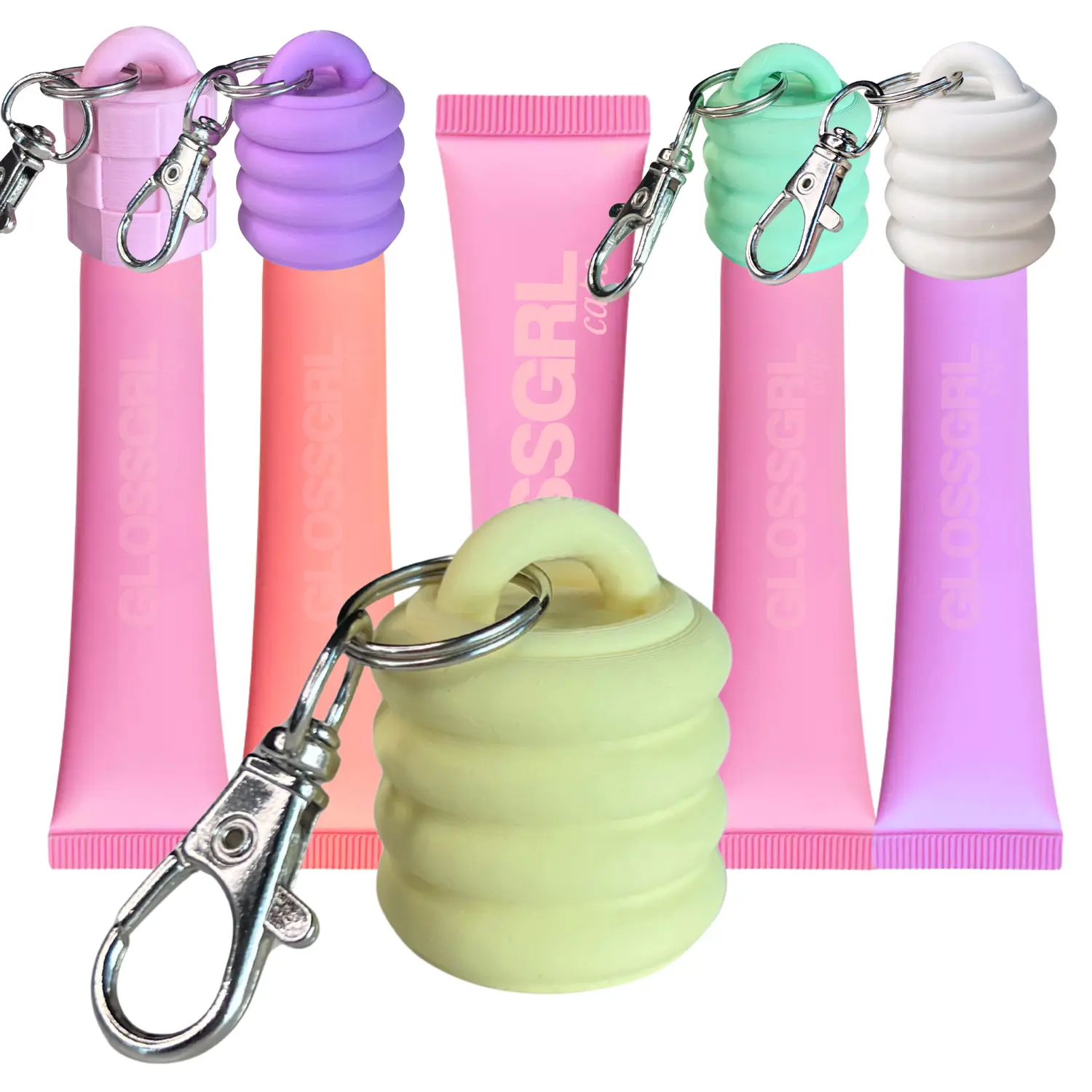 GlossGrl Keychain Caps 10 pack
