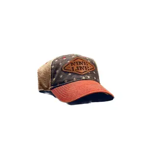 Old Favorite Trucker Hat - Vintage Classic Stencil Patch Design - Breathable Mesh Back - Stencil Patch Baseball Cap