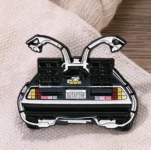Movie Back to the future car hot pin