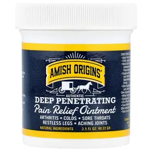Amish Origins Authentic Deep Penetrating, Pain Relief Ointment, 3.5 fl oz (99.22 g) Amish Origins Authentic Deep Penetrating, Pain Relief Ointment, 3.5 fl oz (99.22 g)