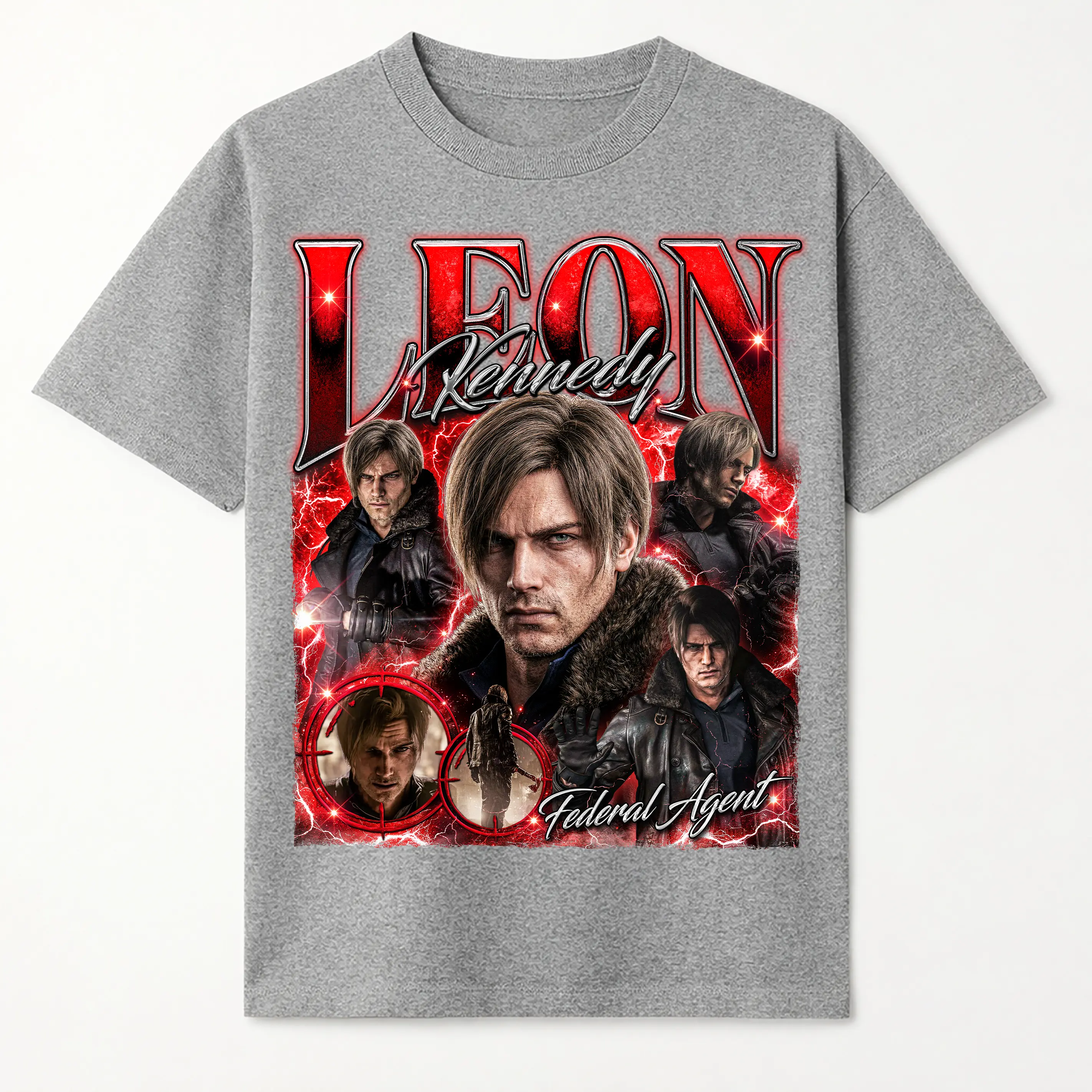 Leon S. Kenedy Resident Evil Requiem Bootleg Character 2026 Unisex