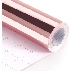 Metallic Wrapping Paper, 17inch x 33ft Solid Color Lustre Paper,   Bouquet Wrapping Paper with Grid  Lines for Wedding,  Shower, Birthday, Bridal Shower, Christmas,Mother's Day