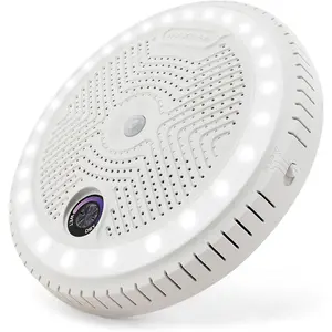 2-in-1 Rechargeable Dehumidifier with Motion Sensor LED Light,  For  Safe,  Cabinet and other enclosed areas, ETL Approved (White)