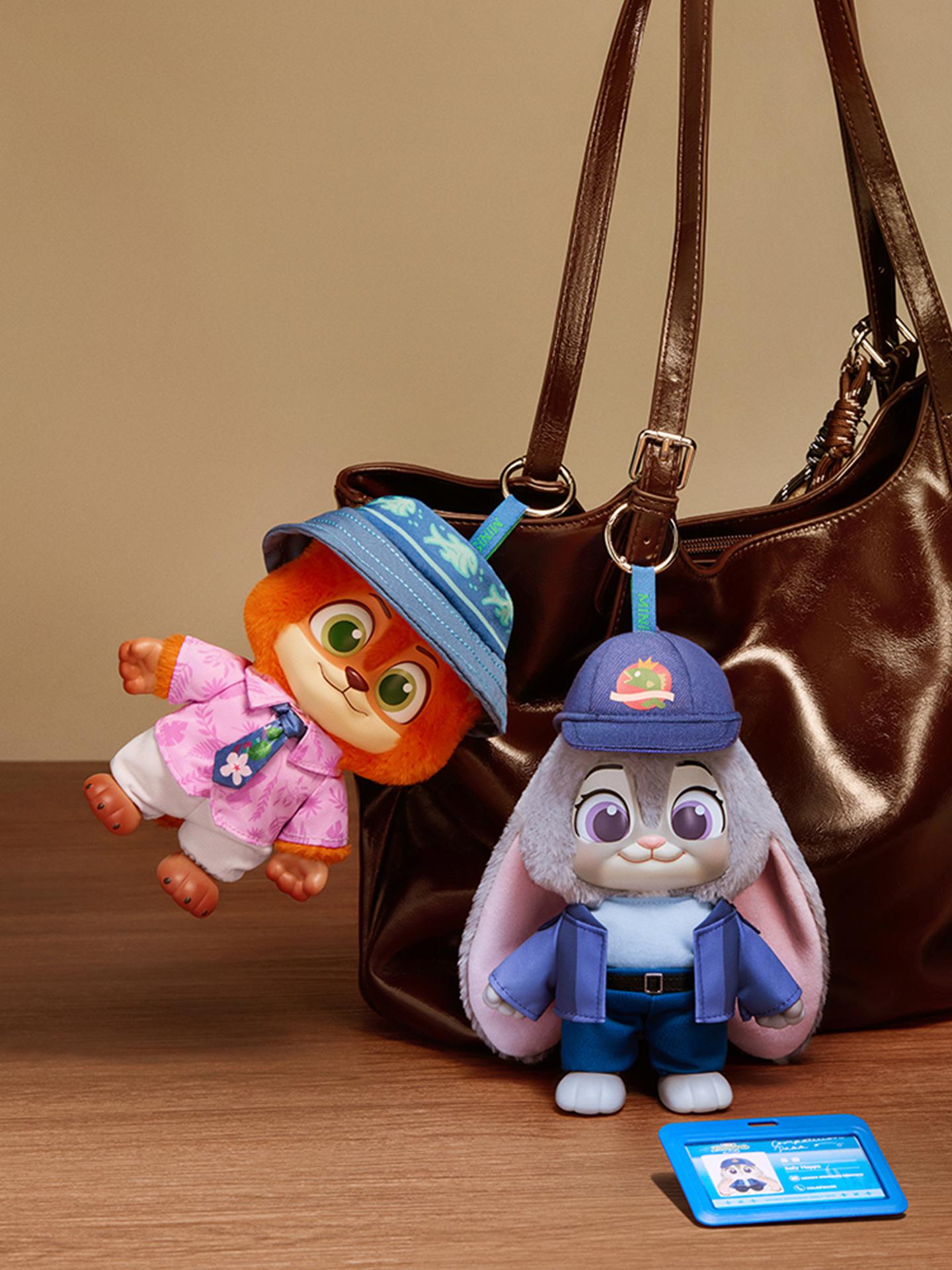 MINISO Disney Zootopia City Residents Series Blind Box Charm - Soft Vinyl Plush Accessory, Adorable Character Design For Bags Keys, Collectible Gift For Women Holiday & Holiday Haul