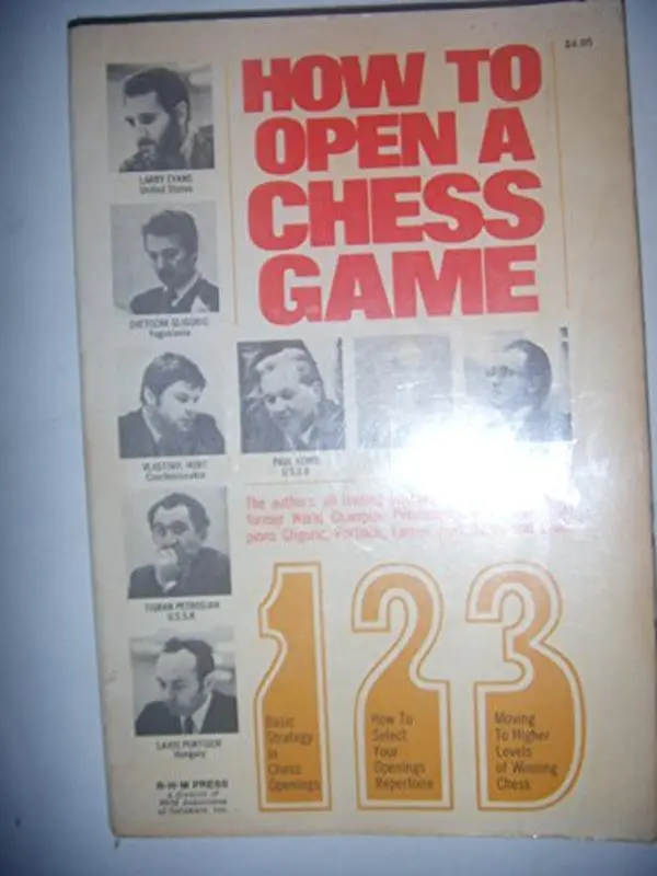 USED Book - How to Open a Chess Game by Larry Evans (Paperback) - english