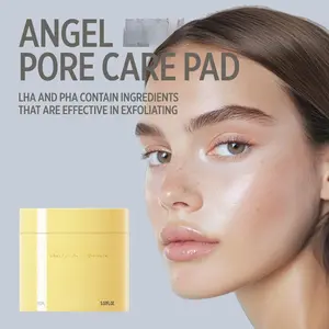 KEYTH Angel Skin Pore Care PAD (150ML, 5.07 FL.OZ.) / Refine Pores, Control Sebum, Exfoliation, Oil-Absorbing, Mastic Gum, PHA, LHA