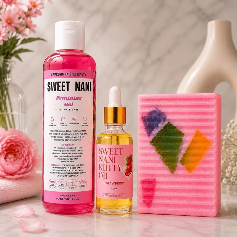 Abnbeauty All Natural yoni set Daily Cleansing body Care