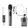 LMBGM [2 Mic] Wireless Handheld Microphone for Speaker PA Mixer, 2026 Pro Rechargeable Dual Mic for Home Karaoke & Summer Party, 6.35mm Jack Wireless Mics (NOT for Phone/PC)