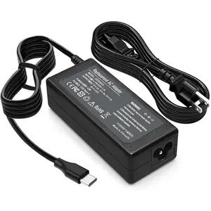 45 Watt USB C Chromebook Charger for Lenovo Yoga 7i, for thinkpad t14,Elite x2,Probook Charger,for xps 13,for Latitude 5420,Chromebook 3110,VT148,LA65NM190 lps,814838-002,ADLX65YDC2A