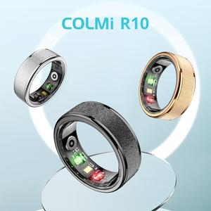 colmi  r10 smart ring for men & women, 5atm water resistant, pedometer, bluetooth-compatible, multiple sizes, ideal holiday gift