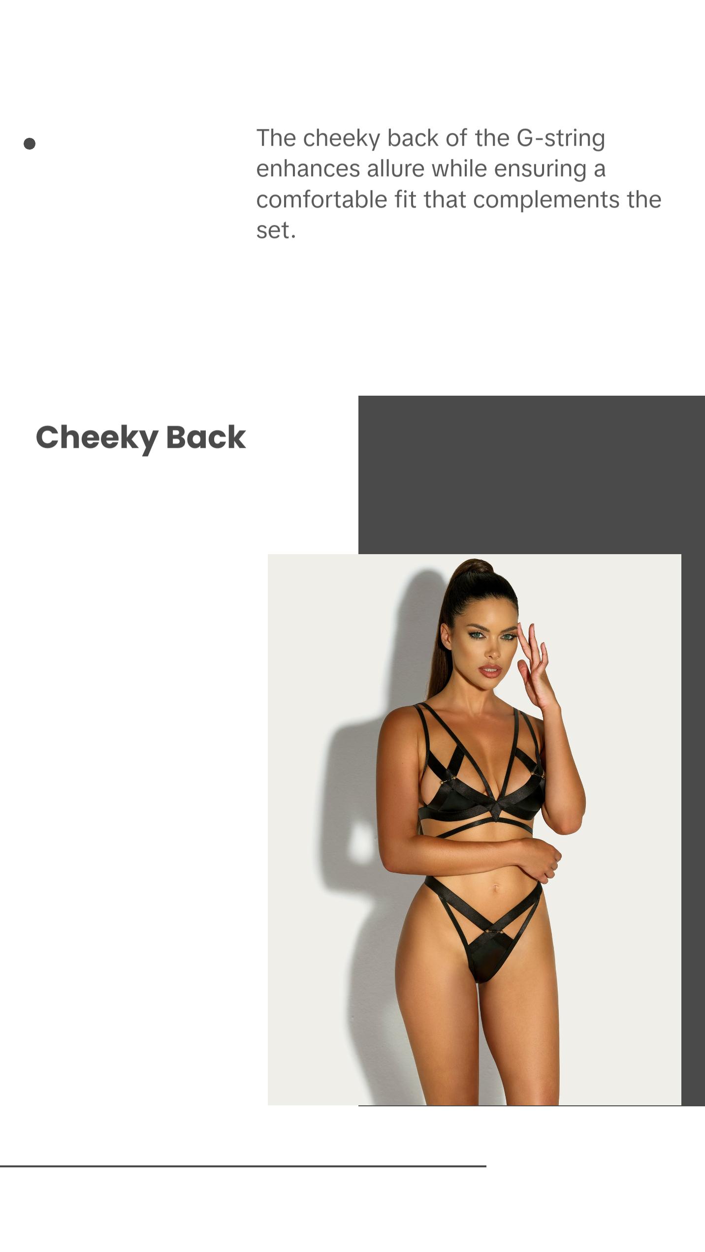 Fetish "X" Marks The Spot Bra Set