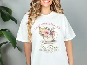 Gossip, Tea Party London | Whistledown - Graphic T-Shirt