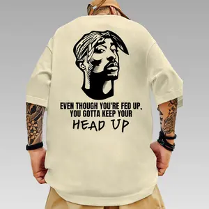 Vintage Keep Your Head Up 2pac, Unisex Cotton Rapper Shirt, Hip Hop 90s Legends Shirt, Rapper Merch Gift For Fan