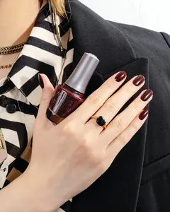 Morgan Taylor Black Cherry Berry - Burgundy Creme, Professional Lacquer, Vibrant, Chip-Resistant, Fast-Drying, Long-Lasting, High-Shine, Perfect for Manicures & Pedicure, 15mL.