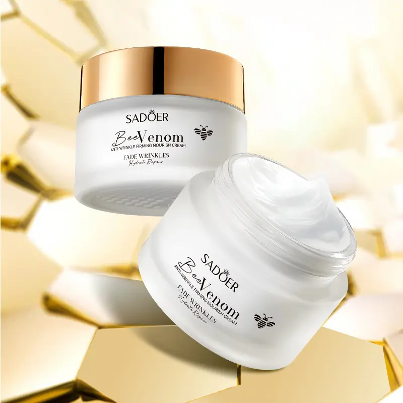 Bee Venom Cream with Manuka Honey, Bee Venom Skin Tightening Cream for Face 99% Natural, Face Tightening and Lifting Repair Hydrating Moisturizing Wrinkle Cream for Women