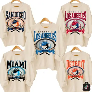 [SALE OFF 50%]  Vintage Baseball Graphic Sand Sweatshirt, Sports Baseball Player Sweatshirt, Game Day Shirt Ballpark Baseball Top Unisex Sports Game Shirt, Custom Team  2NL