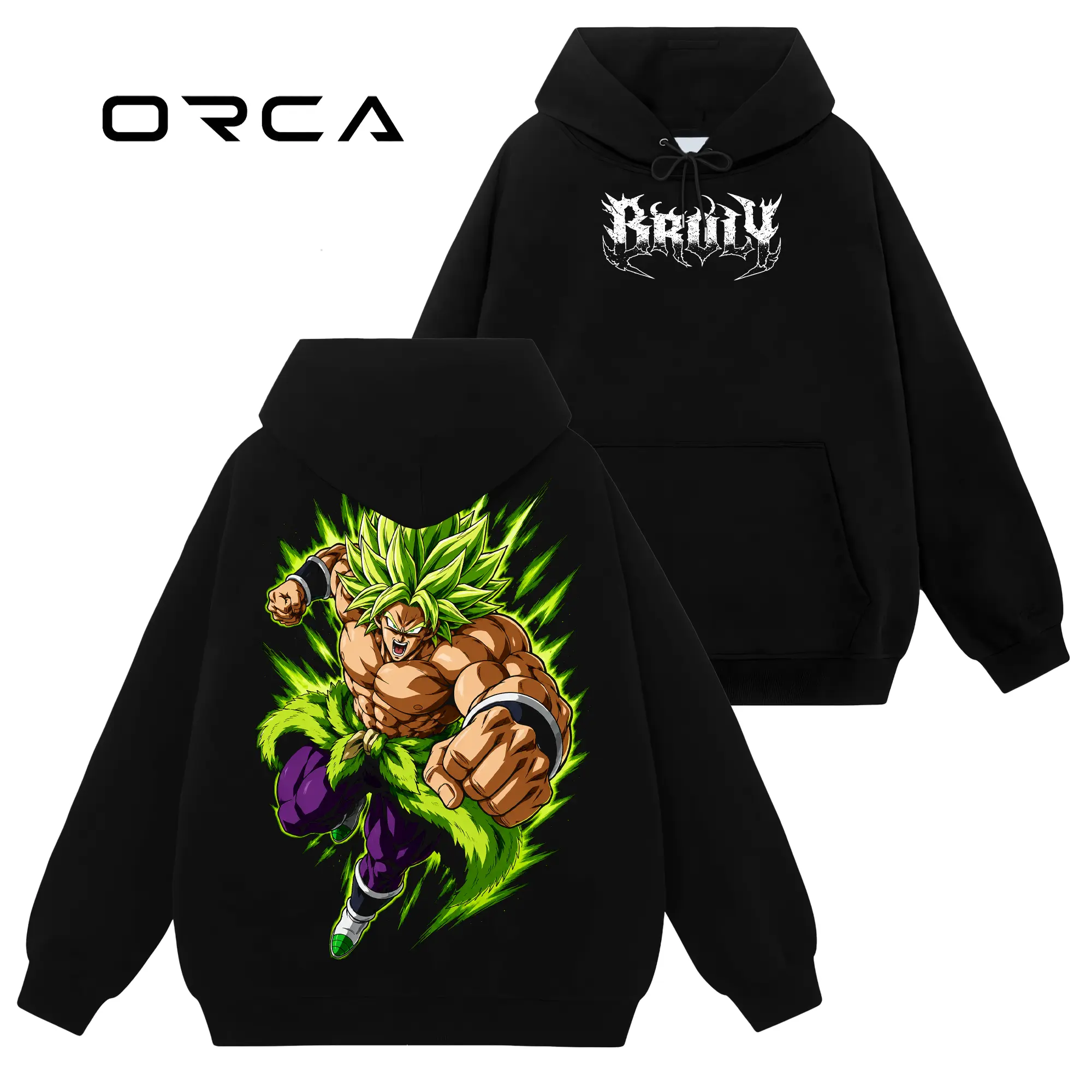 [Orca Fashion] Super Broly - Dragon Ball #70 Hoodie T-Shirt Sweatshirt, Retro Vintage Unisex Graphic 90s Cotton, Gift For Wibu, Anime Manga Y2K Streetwear