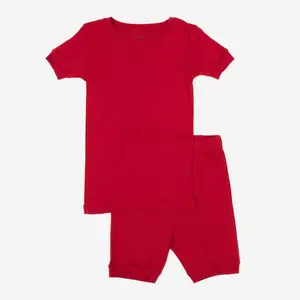 Leveret Kids Two Piece Cotton Short Pajamas