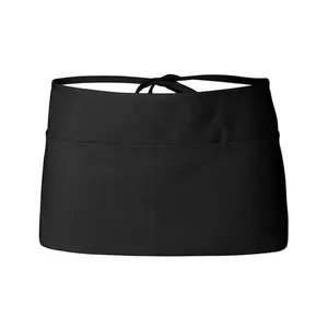 Solid Color Half-body Apron with Large Pocket, Simple Multi-purpose Work Apron, Business Restaurant Coffee Shop Craft Shop Apron, Kitchen Cooking Apron, Home Care Supplies