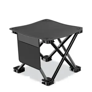 Compact Foldable Camping Stool Footrest, Durable Lightweight Portable Mini Chair, Ideal for Beach Bbqs, Walking, Picnics, Gardening