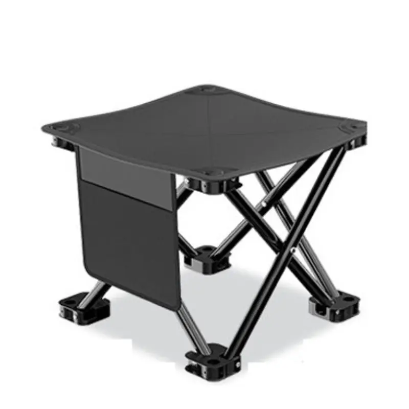 Compact Foldable Easy Storage Camping Stool Footrest, Durable Sturdy Construction Lightweight Portable Mini Chair, Ideal for Beach Bbqs, Walking, Picnics, Gardening, Collapsible Stool