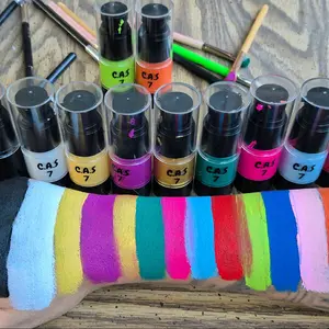 C.A.S7 Oil Based Paints Water Resistant No Setting Required for Creative Makeup in Vibrant Colors