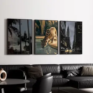 Set of 3 Luxury Fashion ,  Designer Wall Art,  Black & White Luxury Fashion Poster