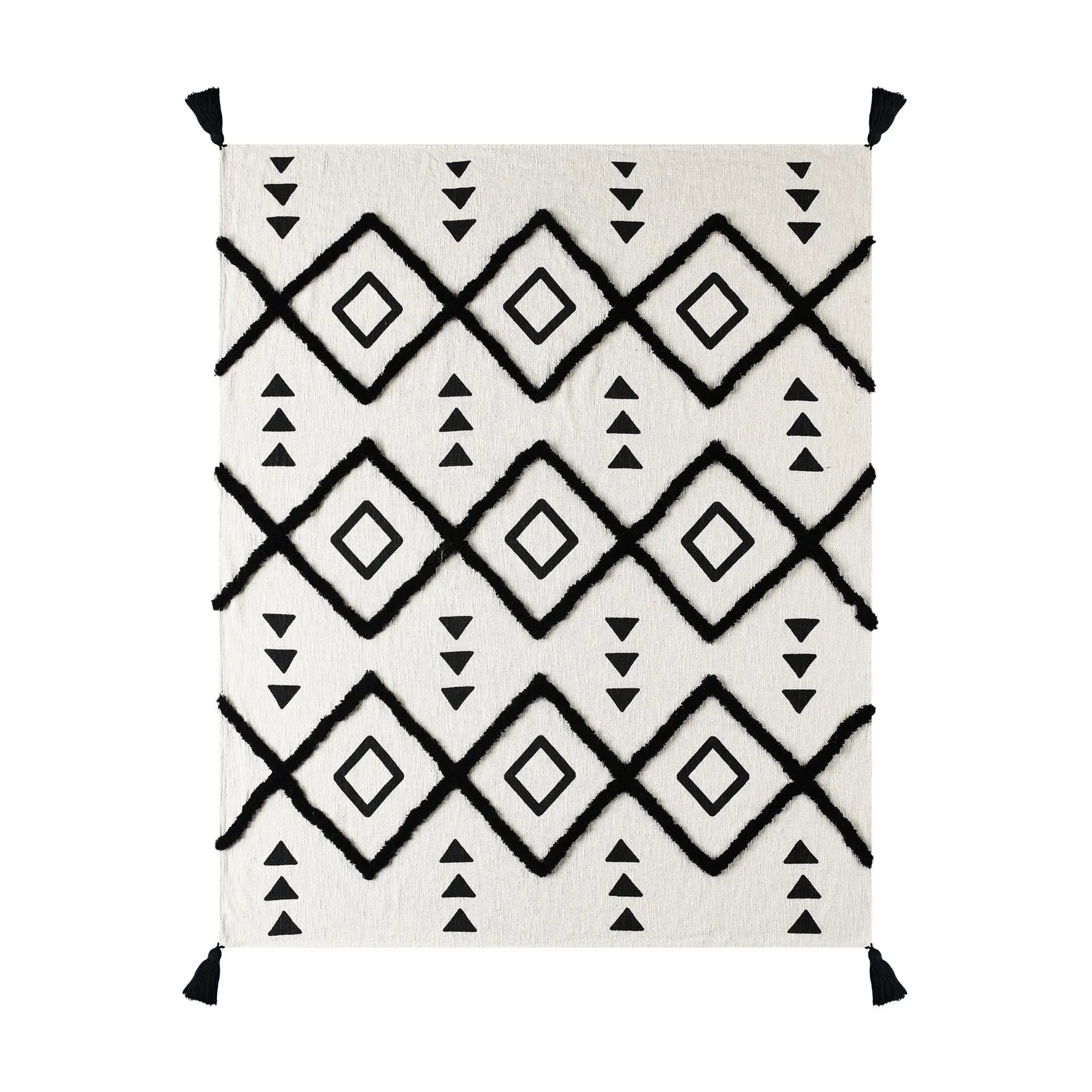 Ox Bay Trading Diamond Tufted Throw Blanket