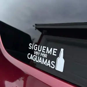 Sigueme Voy Por Cagumas Window Vinyl Decal Sticker Car Vehicle Decoration Car Accessories