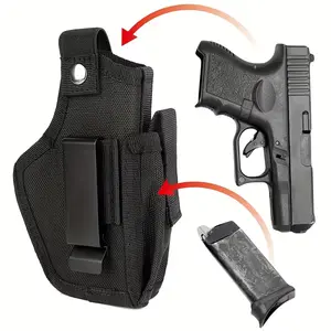 1/2pcs Holster, with Ammunition Bag, Belt Connection System, Suitable for Sub Compact And Compact Pistols, Suitable for Left And Right Hand Pull Holsters, Suitable for Men/women, Suitable for Daily Carrying, Durable And Easy to Use carry