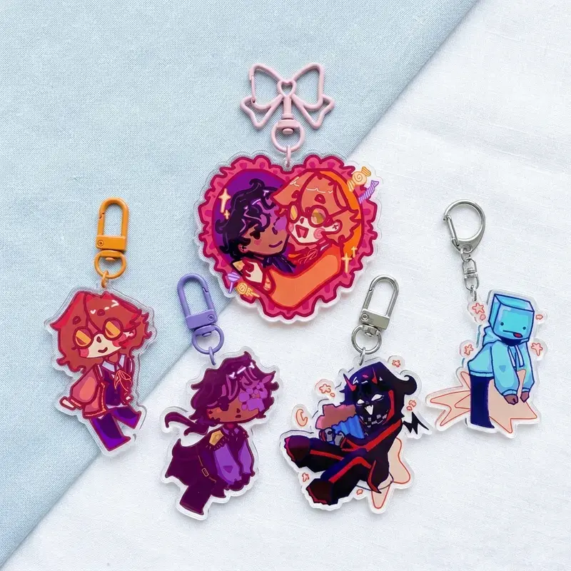 Unstable Universe MCYT Yt Translucent Acrylic Keychain, MCYT, Skeppy, Badboyhalo keychain...