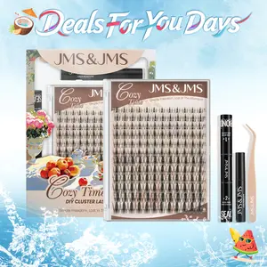 Fairy Lash Kit l JMS&JMS Spiky Manga Clusters,0.03mm Invisible Clear Band,DIY Anime Cartoon Doll Wet Cat Eyelash Extension at Home,Babyface Roundface Beginner-Friendly #tiktokshopmemorialday outdoorfun #summeressentials #dealsforyoudays
