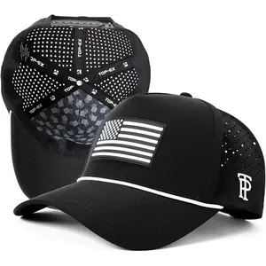 Uvcoolix Rope Golf Snapback Hat for Men Breathable Water Resistant XL XXL Cap