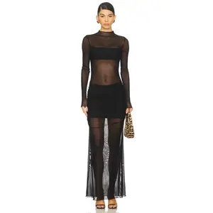 superdown Elysha Maxi Dress in Black