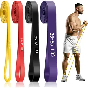Resistance Bands - 4-Level Pull Up Assistance Tools for Men & Women, Full-Body Training Fitness Accessories for Home, Gym